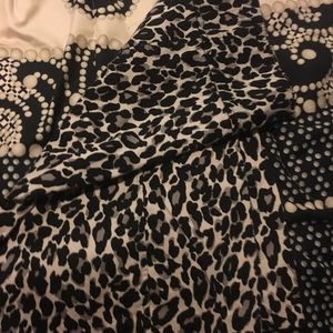 Leopard  print  skirt size 2x large